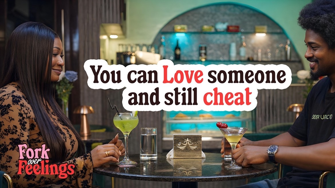 Nancycee and Udo on the first date of Fork Over Feelings